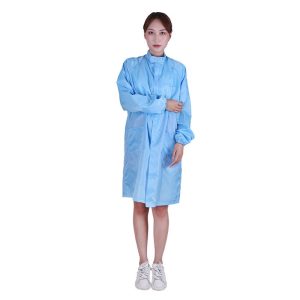 Anti-static stand collar zipper coat