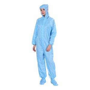Anti-static hooded coveralls